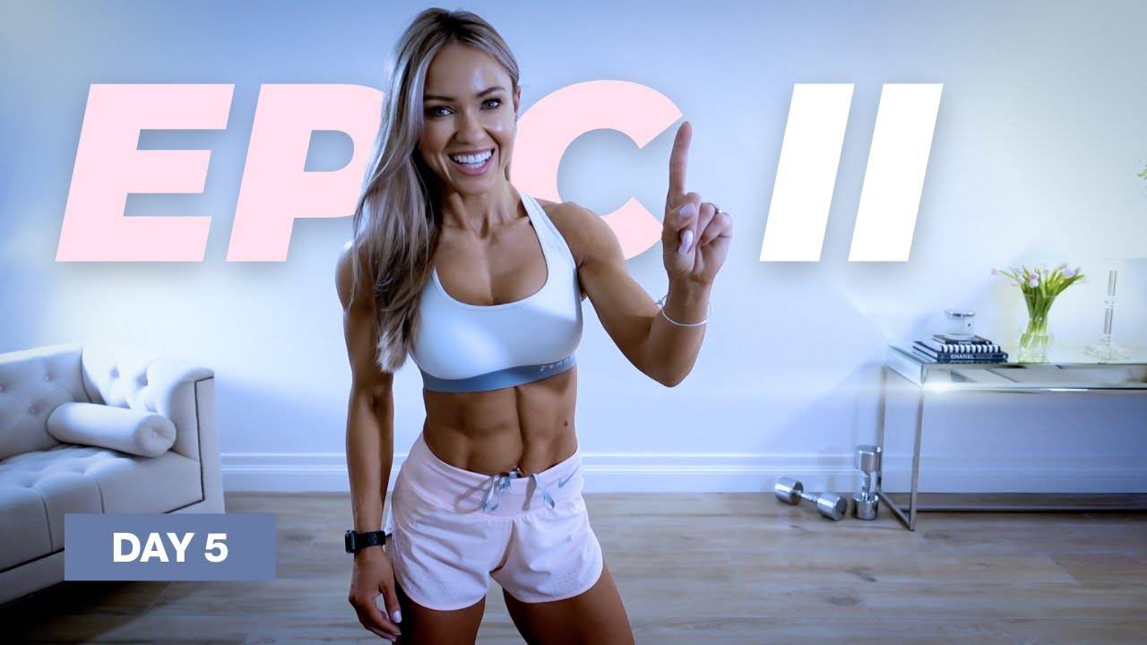 Caroline Girvan - The SLOW BURN - 1 Hour Full Body Workout | EPIC II - DAY 5