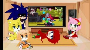 Sonic characters react to Too slow
