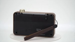 Retekess TR614 Portable Retro Radio AM FM Shortwave, Easy to Use for Senior