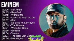 E m i n e m 2024 MIX 30 Maiores Sucessos ~ 1990s Music ~ Top Horror Rap, Midwest Rap, Rap, Hardc...