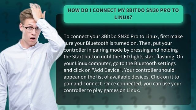 How do I connect my 8BitDo SN30 Pro to Linux? смотреть онлайн