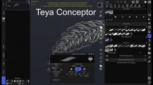 Создание кистей в Teya Conceptor: растения-3