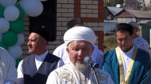 Туеш мәчете янында төзелгән рухи тәрбия үзәге ачылышы.  Кукмара шәhәре, 17.08.2022 ел.