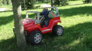 Disney Cars 3. Электромобиль детский Peg Perego RANGER 538, гонки.Детский Jeep электромобиль.
