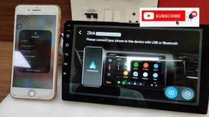 Android auto&Apple car Play # Android Player #How to Connect I Phone with Android Player Z link app