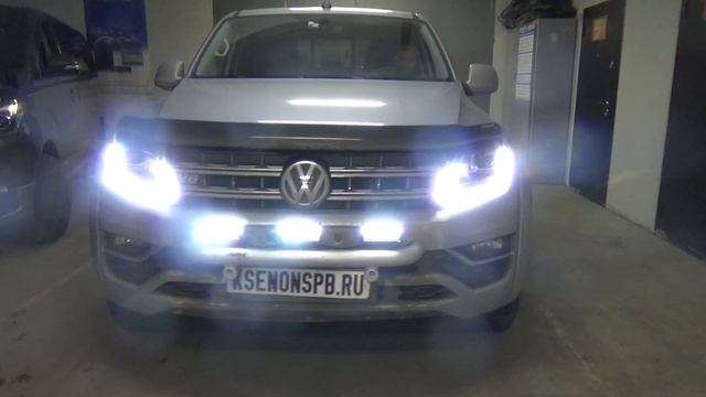 VW Amarok. Aozoom Dragon + OSRAM LIGHTBAR MX140 смотреть онлайн