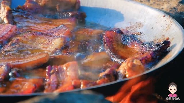 100元買3斤五花肉，做一鍋“把子肉”，肥而不膩，吃著真過癮【御廚流浪記】 смотреть онлайн
