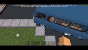 Мод на УАЗ-452/БУХАНКА в Майнкрафт PE/BE