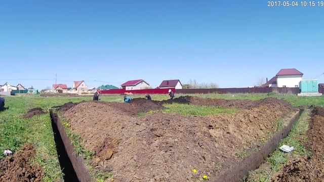 земельные работы, арматурный каркас  таймлапс  фундамент31