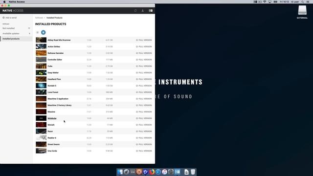 Registering and Installing a Native Instruments Product