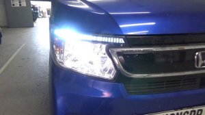 Honda N-WGN - исправляем свет праворукого японца . Установка BI XENON HELLA 3R