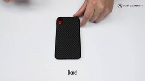 Pur Carbon iPhone XR AraMag Case Installation & Removal