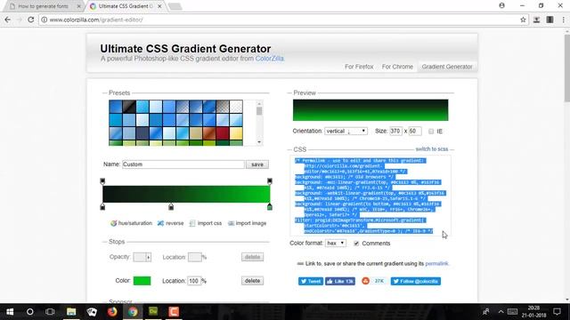 Easy and quick way how to use gradient background color by html & css смотреть онлайн