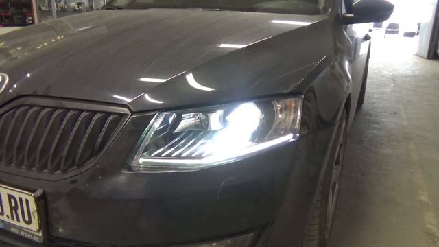 Skoda Octavia III (A7) AFS -Aozoom A6+ Orion смотреть онлайн