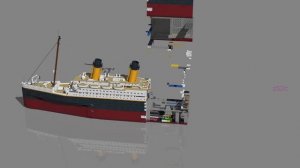 build lego titanic in one minute