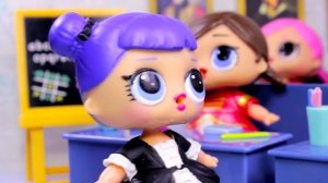 Куклы ЛОЛ Сюрприз / КТО ПОЛУЧИЛ ДВОЙКУ? История LOL dolls / Школа сюрпризов