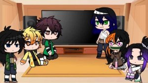 Demon Slayer reacts to Kanao AU’s | Bad Apple | Gacha club