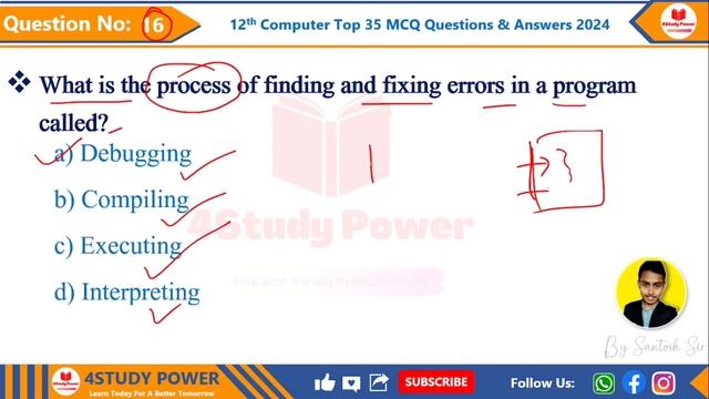 Class 12th Computer Science MVVI Objective Question 2024 | 12th CS Important Questions 2024 | CS MC