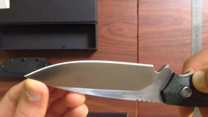 Обзор ножа Bolte "Sword Fish",D2,G10,fixed blade,kydex sheath