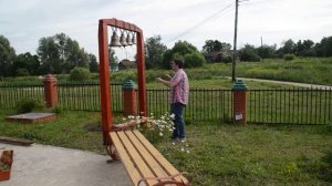 Первый звон в новые колокола в Крюковке (Нижегородская обл.)