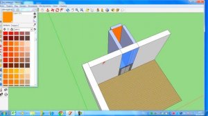Макет лифта в Sketcup 8