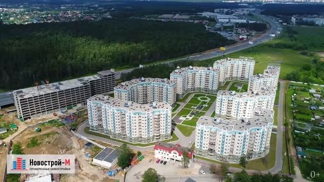 Мкр  Новорижский аэросъемка  июль 2017 г
