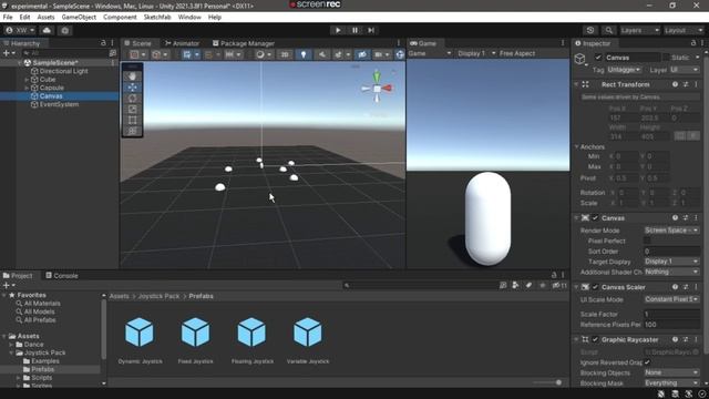 Joystick Not Showing Problem Fix || Unity Joystick Not Working In The Scene