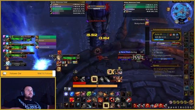 WoW #189 M+ 20 SBG | FURY WARRI GS 415 2,4K M+ SCORE