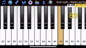 Scott Joplin - Maple Leaf Rag - How to Play Piano Melody