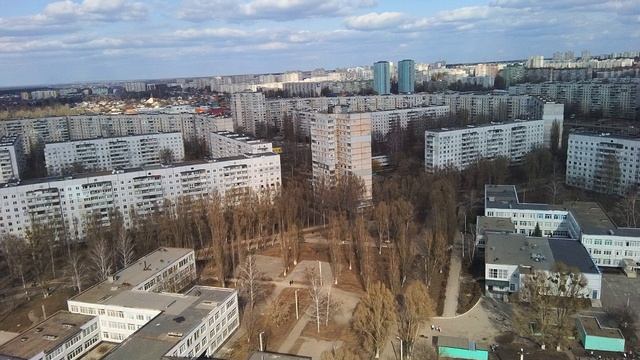 Цикл фото: Спальный район сверху - 522-й микрорайон на Салтовке