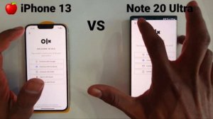 Galaxy Note 20 Ultra VS iPhone 13 in 2023 || Speed Comparison