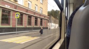 Поездка на трамвае 71-623-02 №2652 №Б МЦД Каланчёвская-Курский вокзал