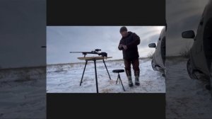 Проверка боя винтовки CZ-527, 223 rem и работа кронштейна от iRay.