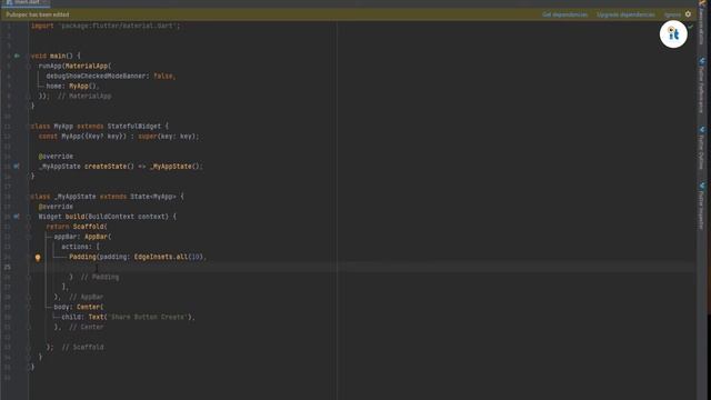 Flutter share Button example | Share Link or Text Flutter Project