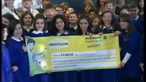 Il Mcdonald premia gli studenti di Sant'Elia a Pianisi - 13/01/2016