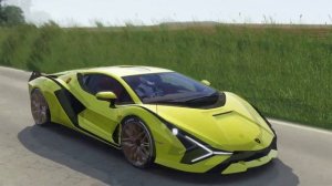 Lamborghini Sian FKP 37 at Aspertsham ( Bavaria )