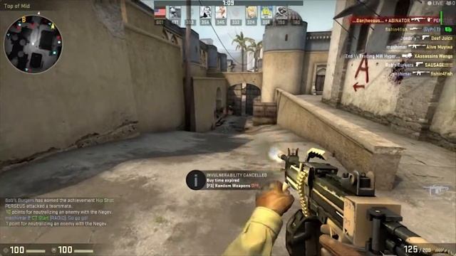 How to shoot the Negev in CSGO