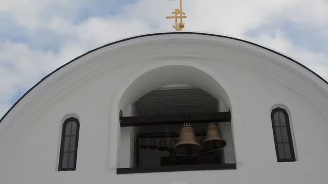 Первый звон после установки колоколов и настройки колокольни в Клишева смотреть онлайн
