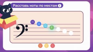 Ноты малой октавы. Басовый ключ по методике «Фея Пиано»