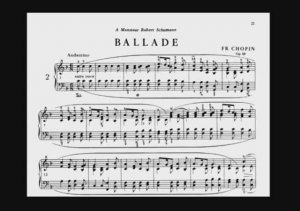 Шопен. Баллада №2. op.38. НОТЫ
Chopin. Ballade No. 2 (F-dur), Op. 38