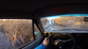 Катались на Jeep Cherokee XJ и нашли лисью нору!