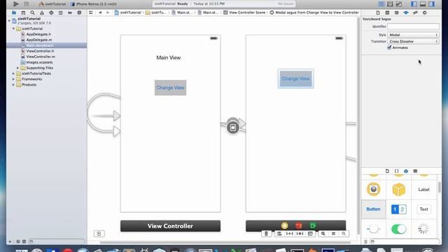 iOS Application Development Tutorial 6: Multiple Views in Storyboard Application Xcode 5