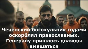 Чеченский богохульник годами оскорблял православных. Генералу пришлось дважды вмешаться