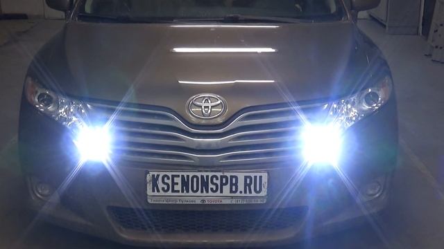 TOYOTA VENZA -Bi led Aozoom A10 +Light Label Solar смотреть онлайн
