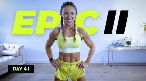 Caroline Girvan - TITANIC Tabata HIIT Workout / No Equipment | EPIC II - DAY 41