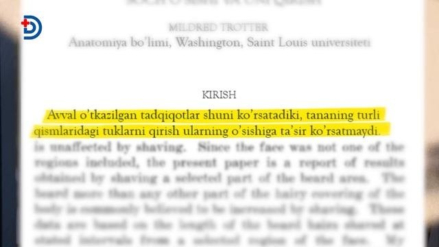 Soqolni Qirish Tezroq O'stiradimi?
