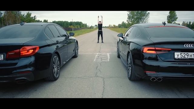 Audi A5 quattro vs BMW 530d xDrive + BMW X5 30d f15 + BMW F800R - Технолог "versus street" смотреть онлайн