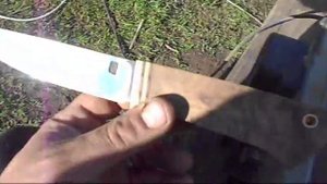 Сборка ножа.