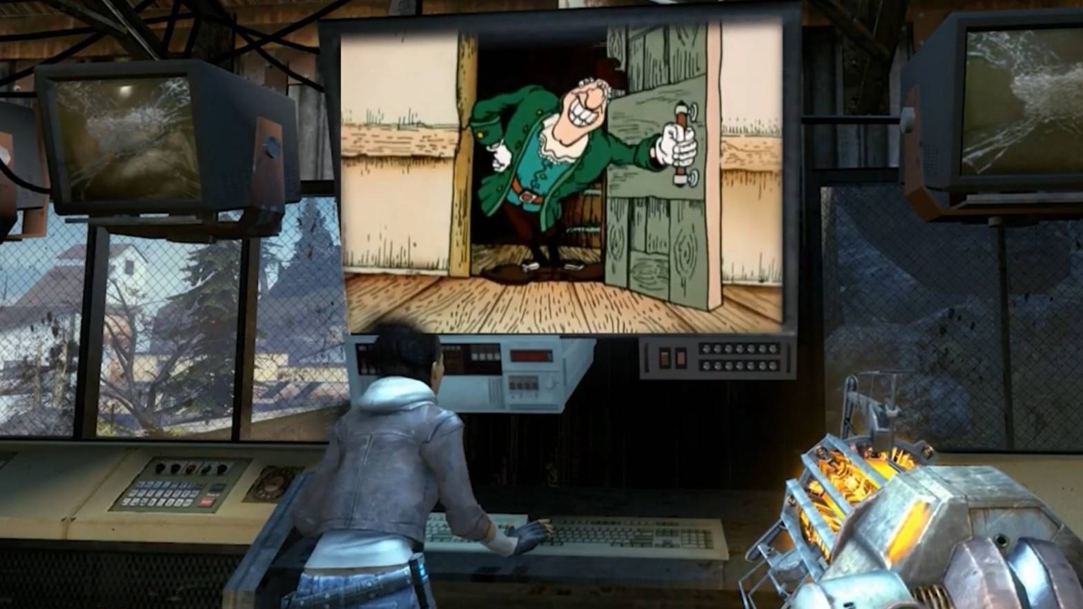 Доктор Ливси смеётся над Alyx Vance из Half Life 2 смотреть онлайн