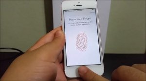 iPhone SE Setup Touch ID